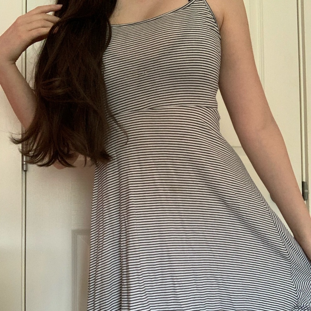 🛍3/30$ Black and white dress
